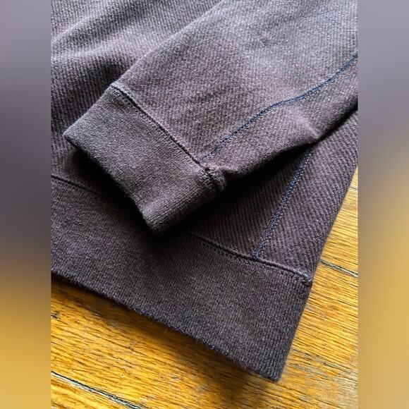 TOMMY BAHAMA Reversible Maroon/Brown 1/4 Zip Cotton Pullover Sweater sz Large - Picture 11 of 16